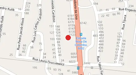 Mapa da localização