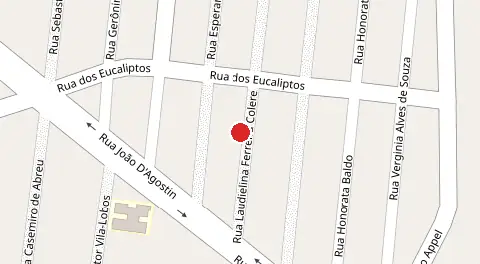 Mapa da localização