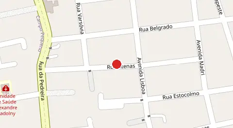 Mapa da localização