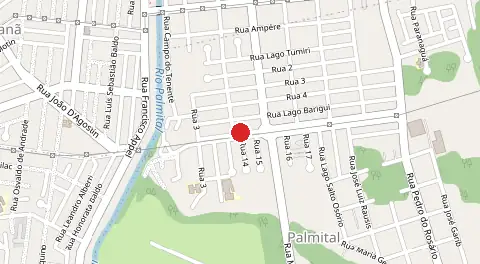 Mapa de Parque dos Lagos