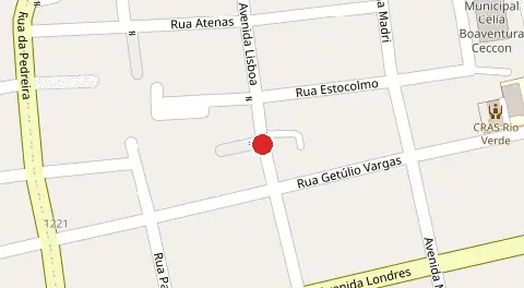 Mapa da localização