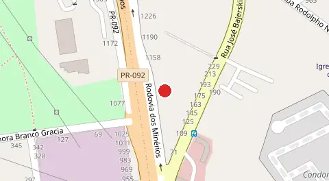 Mapa da localização