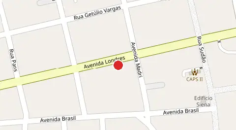 Mapa da localização