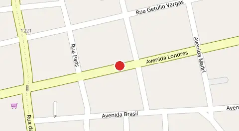 Mapa da localização