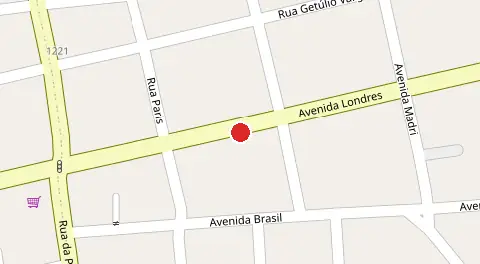 Mapa da localização