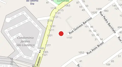 Mapa da localização