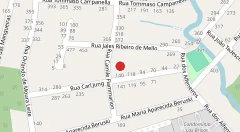 Mapa da localização