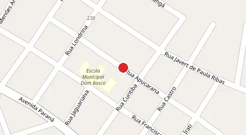 Mapa da localização