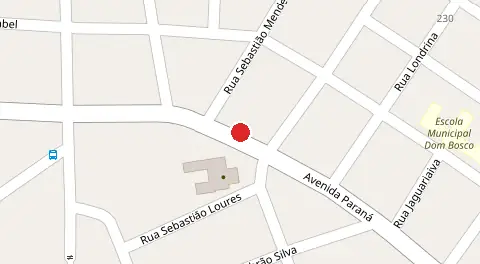 Mapa da localização