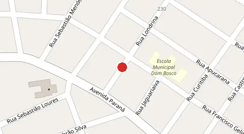 Mapa da localização