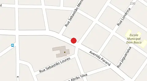 Mapa da localização