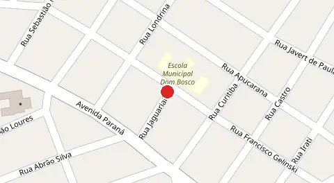 Mapa da localização