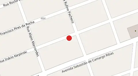 Mapa da localização
