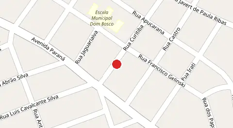 Mapa da localização