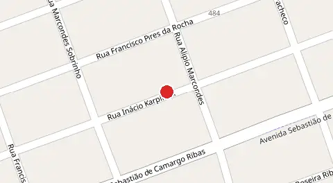 Mapa da localização