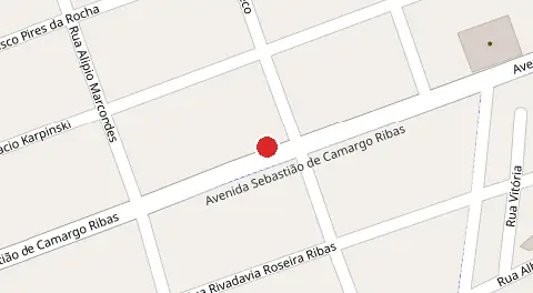 Mapa da localização