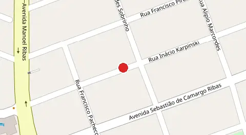 Mapa da localização