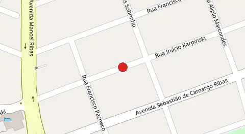 Mapa da localização