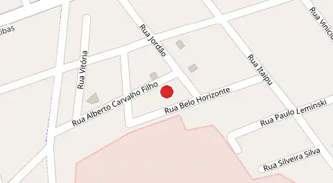 Mapa da localização