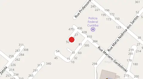 Mapa da localização