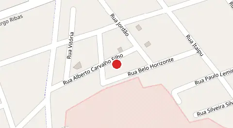 Mapa da localização