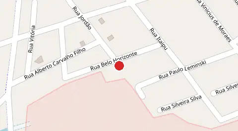 Mapa da localização