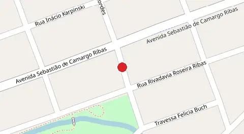 Mapa da localização