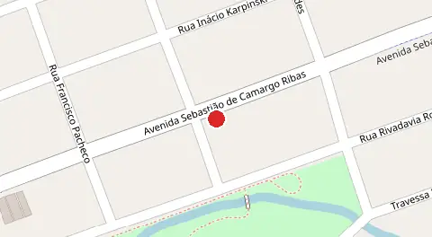 Mapa da localização