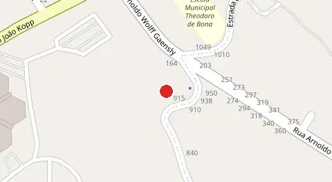 Mapa da localização