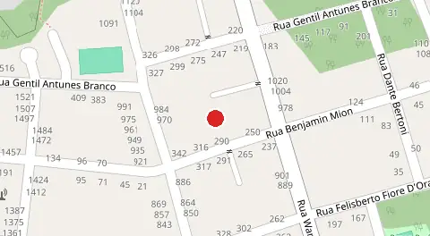 Mapa da localização