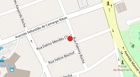 Mapa da localização