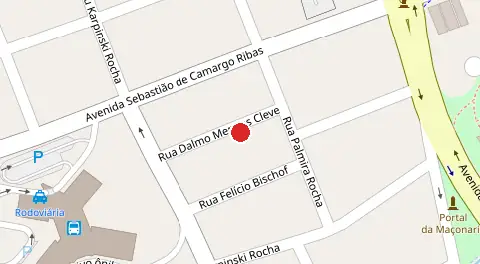 Mapa da localização
