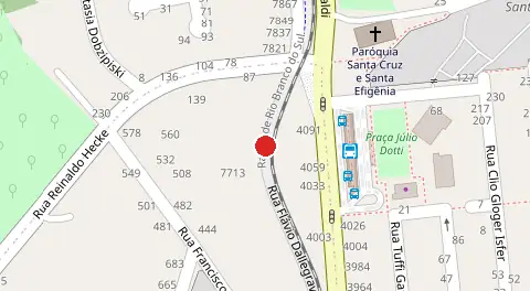 Mapa da localização