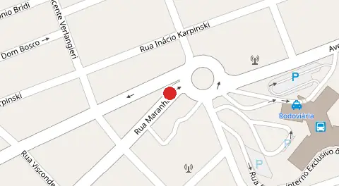 Mapa da localização