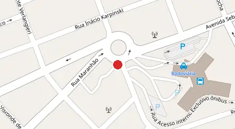 Mapa da localização