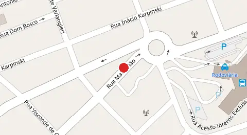 Mapa da localização