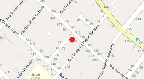 Mapa da localização