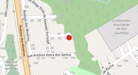 Mapa da localização