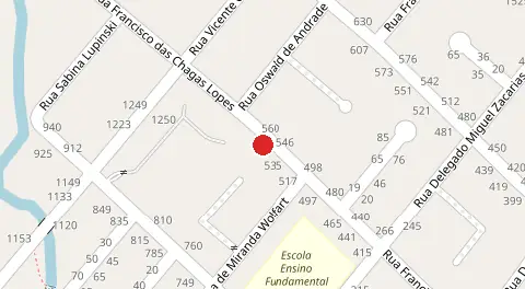 Mapa da localização