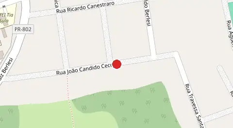 Mapa da localização