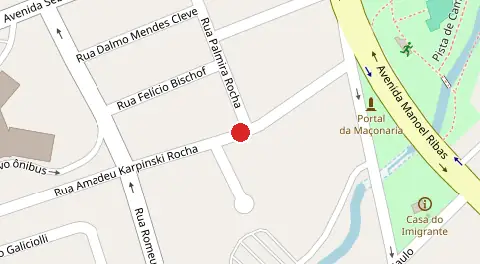 Mapa da localização