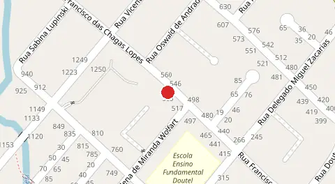 Mapa da localização