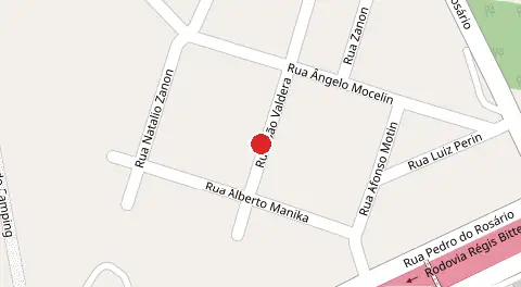 Mapa da localização