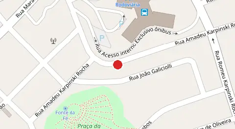 Mapa da localização