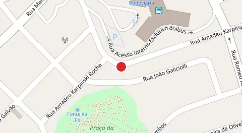 Mapa da localização