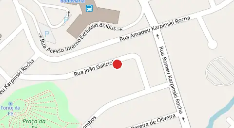 Mapa da localização