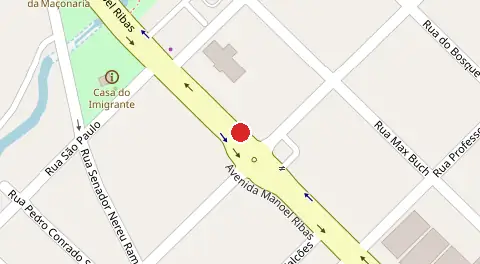 Mapa da localização