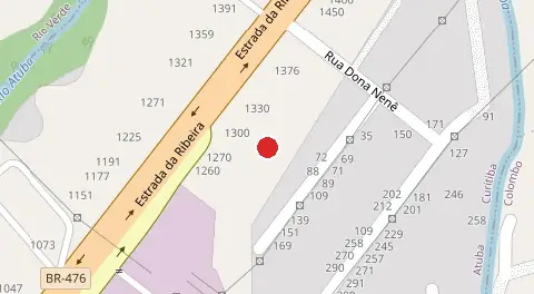 Mapa da localização