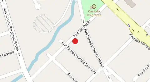 Mapa da localização