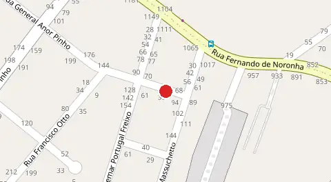 Mapa da localização